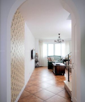 普通房子欧式拱形门洞装修图