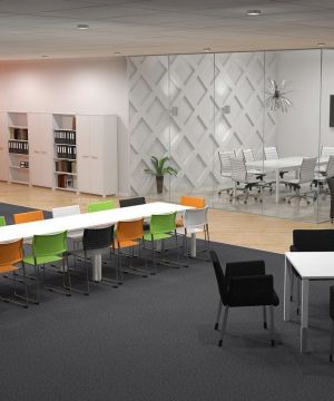 小型写字楼空间设计效果图