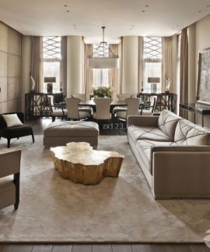 130平米简约新古典风格装修