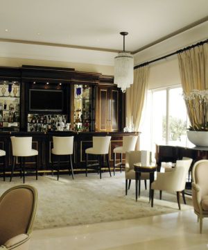 别墅欧式风格酒吧装修效果图片