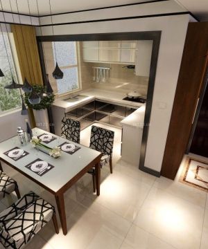 最新三居室家装餐厅设计效果图欣赏