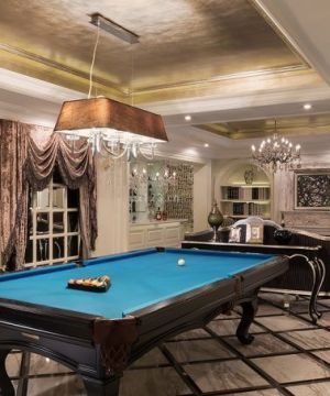 新古典别墅台球室装修
