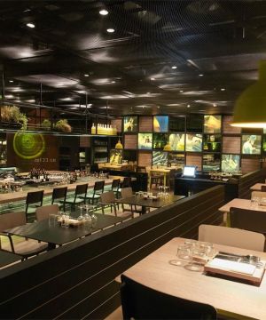 现代美式风格酒吧装修