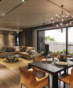 餐厅吊顶装修效果图大全2025图片 木质吊顶