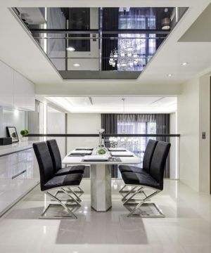 餐厅吊顶装修效果图大全2025图片 镜面吊顶装修效果图片