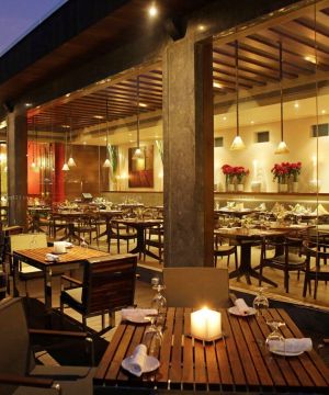 室外店面装饰品装修效果图片