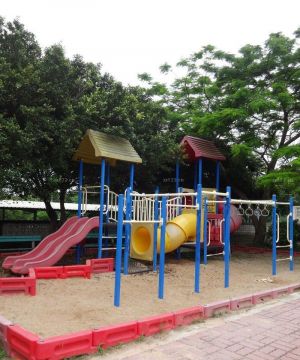 幼儿园室外滑梯设计效果图片