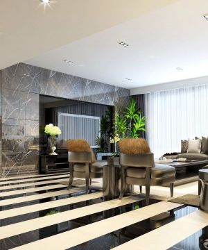 混搭隔断电视墙