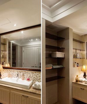 家装卫生间马赛克装修设计效果图片