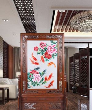 屏风隔断装修效果图片