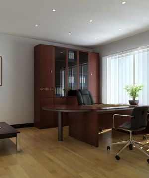 现代办公室室内简装修图片