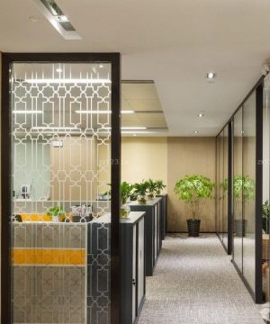 最新办公室办公室过道装修效果图片欣赏