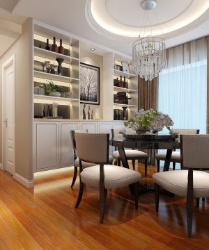 90平米两室两厅餐椅装修效果图片