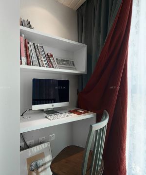 阳台书桌装饰设计效果图