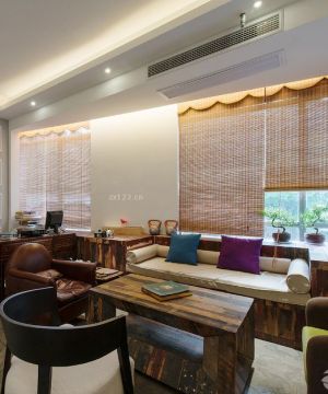 公司老总办公室装饰设计效果图片