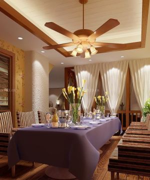 东南亚风格130平米房子装修设计图片大全