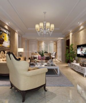 欧式风格装修图片 客厅装修图片