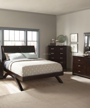 130平米房子木床装修效果图片