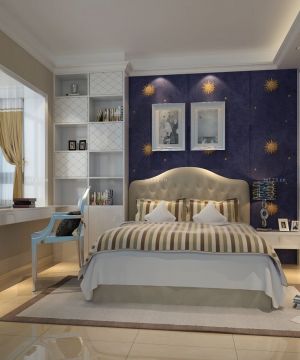 房子卧室墙面装饰装修设计图片大全110平