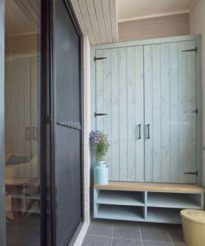 90平方两室两厅客厅阳台装修装修效果图 