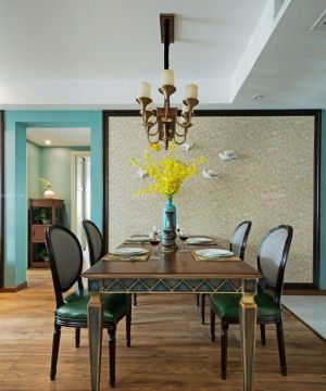 90平方两室两厅家庭餐厅装修效果图片