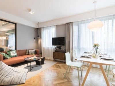 长江紫园89平米两居室现代简约风格装修效果图