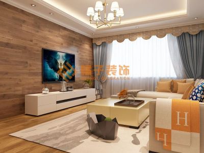 在水一方104平米北欧风格案例