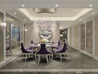 东方明珠130平四居欧式风格装修案例