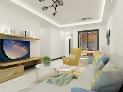 学府名郡110平米北欧风格装修案例