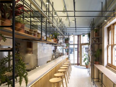 阿拉善餐厅时尚简约风工装案例