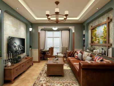 瑞敏第一城114㎡美式风格完工工地