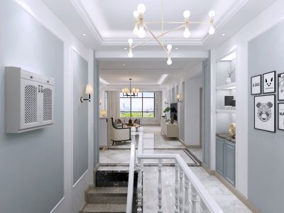 180平米复式北欧风格装修设计效果图