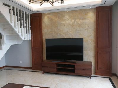 丽汤国际200平米新中式风格装修设计效果图