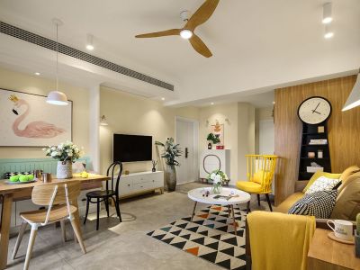 金城华府三居110平北欧风格