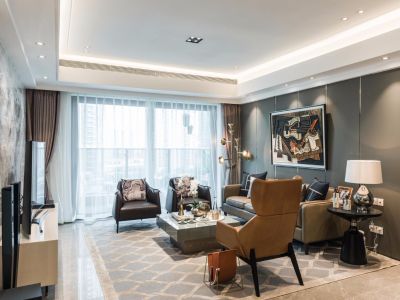 南城星汇时尚现代142平米四室两厅装修案例