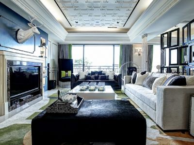 花样年·麓湖国际96平米现代风格三居室装修案例