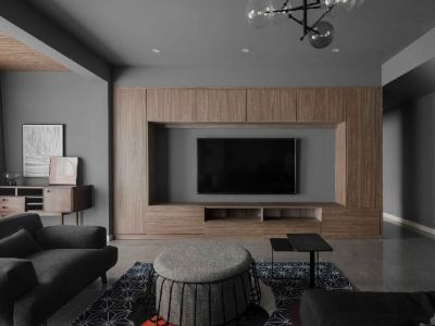 金湖盛景mini宅现代风格118平米三居室装修案例