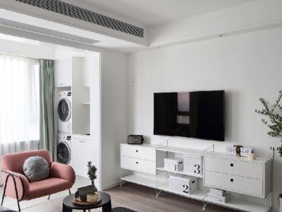 理想花苑100平米现代简约三居室装修案例