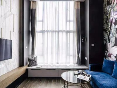 中梁首府壹号108平米现代简约三居室装修案例