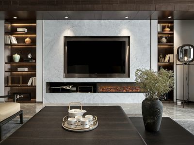 双城国际现代风格三居室装修案例