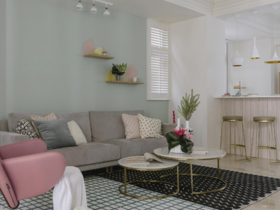 中梁首府壹号112㎡北欧极简风三居室装修案例