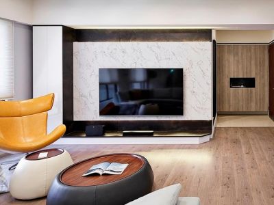 三水润园120㎡现代简约风三室两厅装修案例