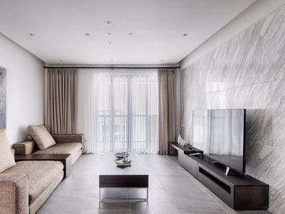 广达嘉苑139㎡现代简约风三室两厅装修案例