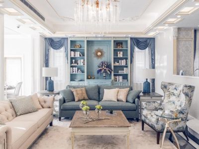 幸福名苑135㎡欧式风格四居室装修案例