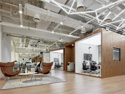 800㎡工业风办公空间装修案例