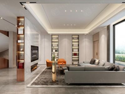 爱家名邸500平米现代轻奢风格别墅装修案例