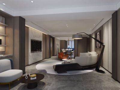 温州府165平现代风格装修案例