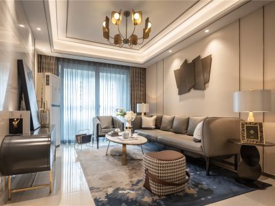 创智国际119平米现代风格装修案例