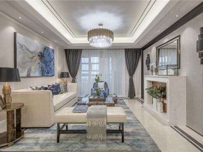 彬彧大厦105平米现代风格三居室装修案例