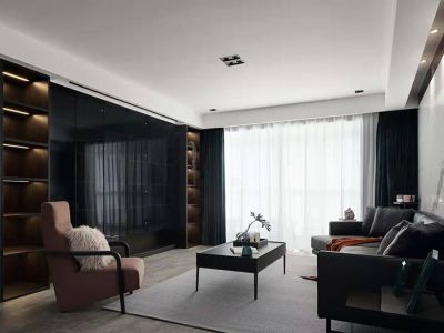 名都锦绣花园110平米现代简约三居室装修案例